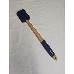 Fiesta Ware Bamboo Spatula Navy Blue 14‎ Inch Kitchen Cooking Utensil Baking